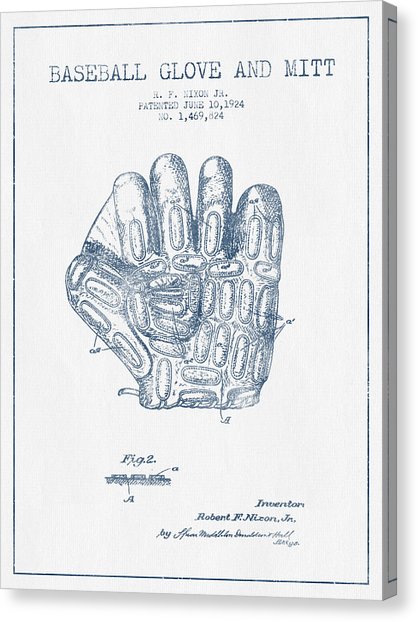 418x622 softball glove canvas prints fine art america - Softball Glove Drawing