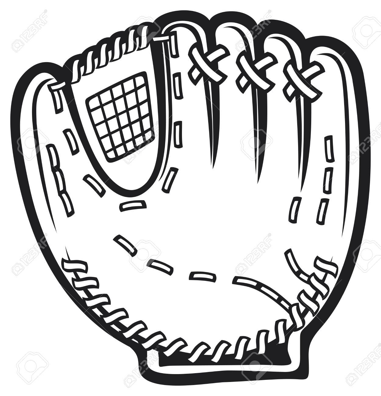 Softball Glove Drawing at Explore collection of