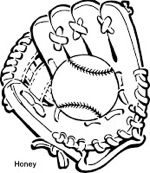 150x173 baseball glove woodworking plans and information - Softball Glove Drawing