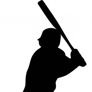 300x300 baseball player and softball player line drawing hand drawn vector - Softball Player Drawing