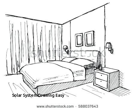 Simple Bedroom Drawing Easy - Home Decor | Sigrunanna