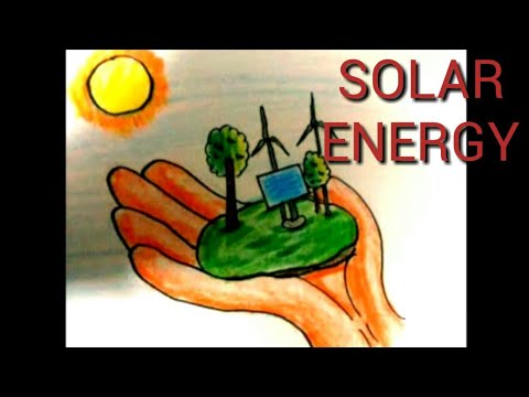 480x360 drawing on solar energy save electricity step - Solar Drawing
