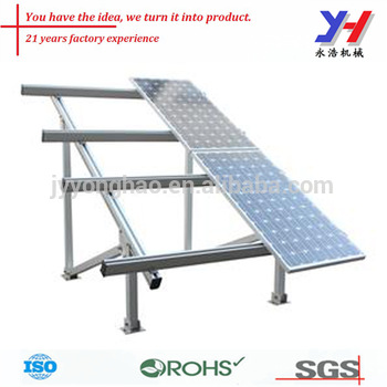 350x350 oem sheet metal fabrication ground stand for solar panel as drawings - Solar Panel Drawing