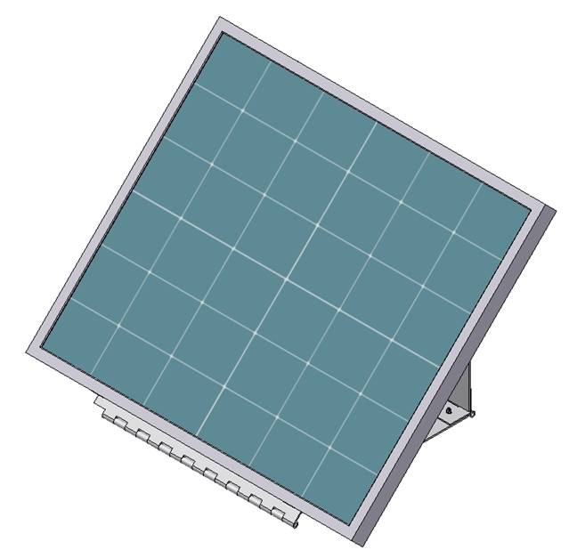 639x627 solar panel mounts drawings passcal instrument center - Solar Panel Drawing