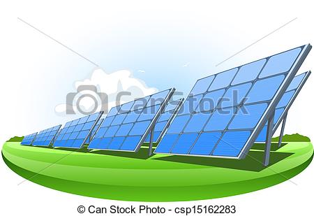 450x309 Vector - Solar Panel Drawing