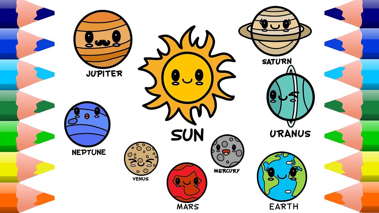 How To Draw Solar System Easily - Solar System Pics
