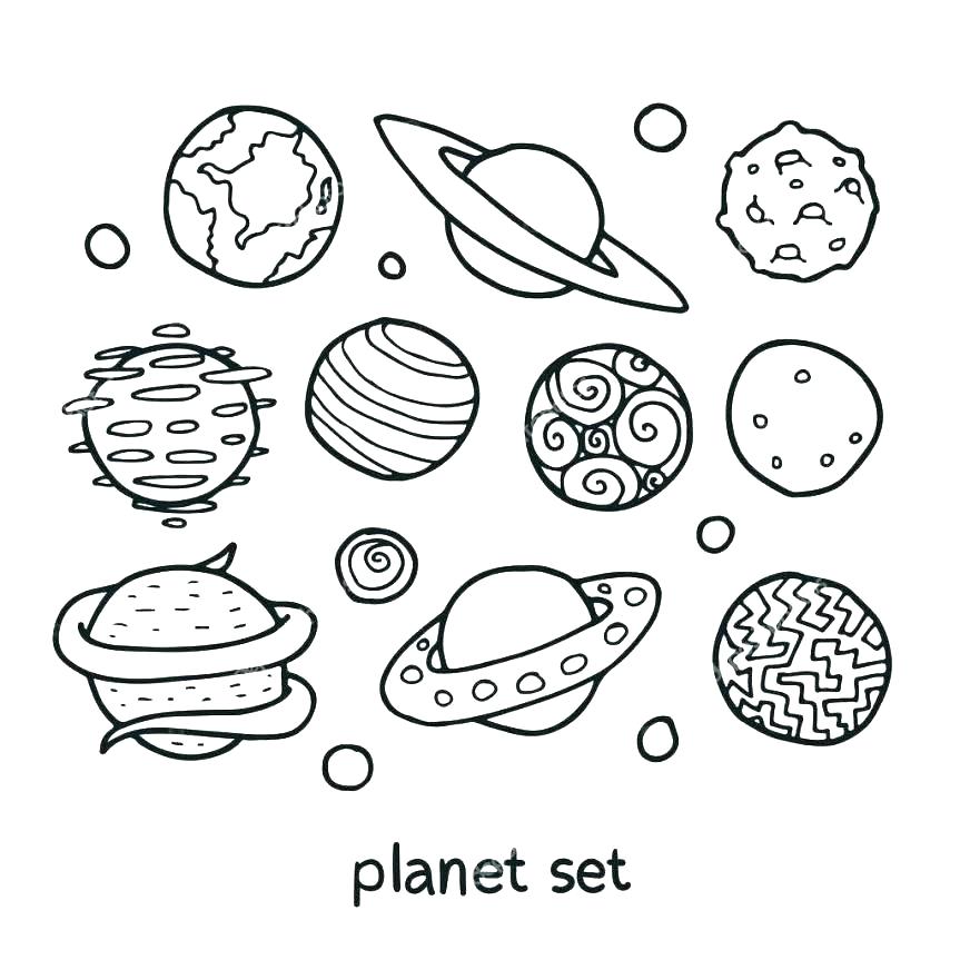 863x863 planet coloring pages with the planets nine solar system - Solar System Cartoon Drawing