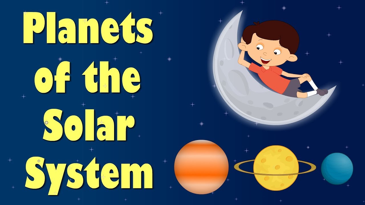 1280x720 planets of the solar system videos for kids - Solar System Cartoon Drawing