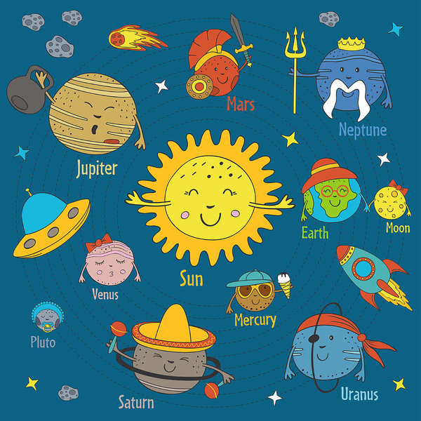 Get Solar System Cartoon Images - The Solar System