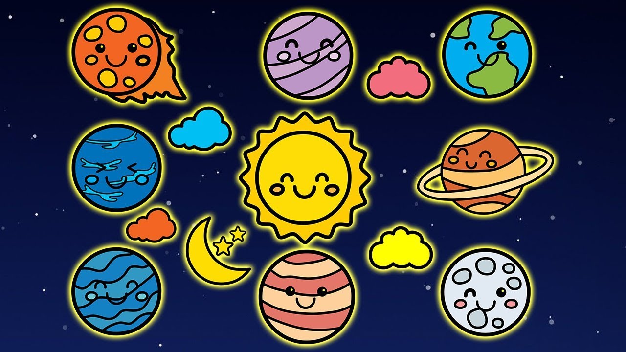 20+ Fantastic Ideas Simple Planet Solar System Drawing Easy | Invisible