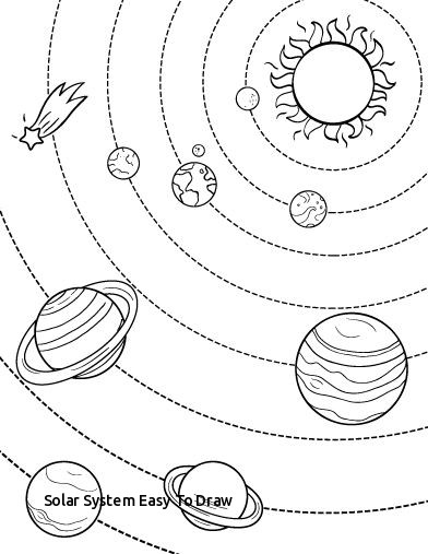 Solar System Drawing at PaintingValley.com | Explore collection of