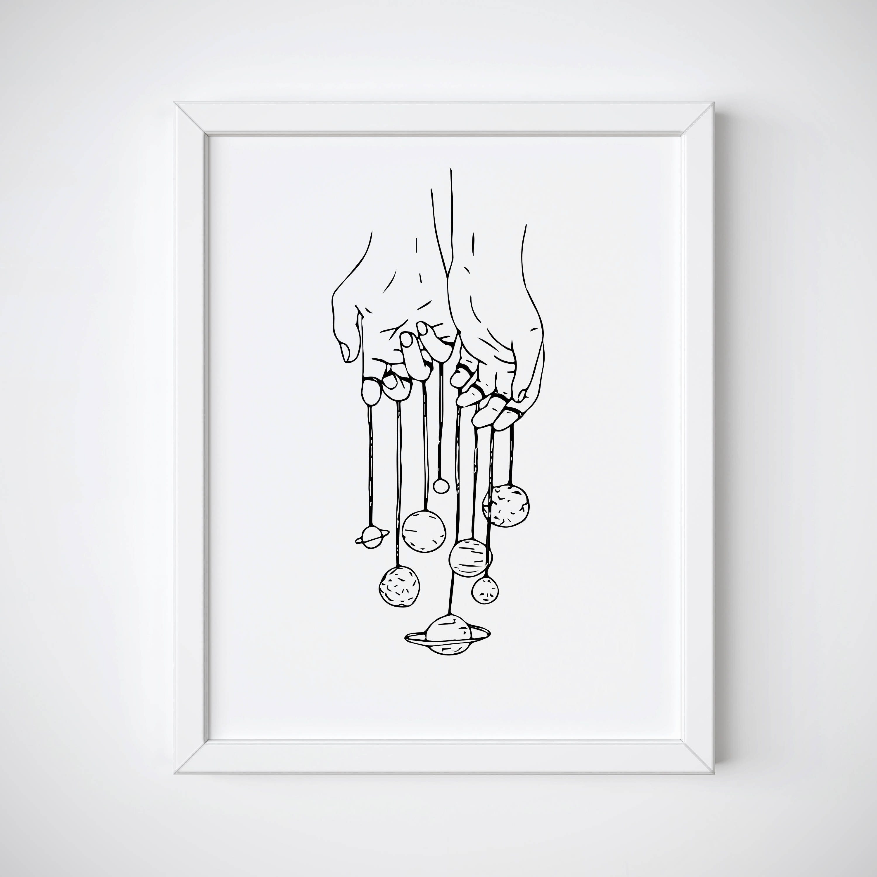 3000x3000 solar system print solar system art celestial wall art etsy - Solar System Drawing