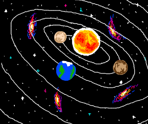 300x250 Solar System Drawing - Solar System Drawing