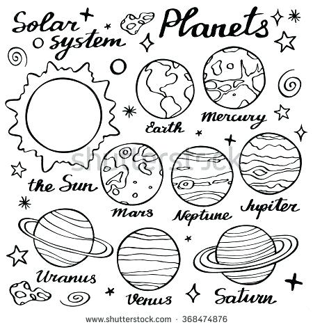 Solar System Drawing For Kids at PaintingValley.com | Explore ...