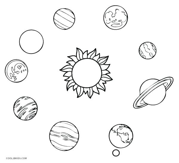 Solar System Drawing For Kids at PaintingValley.com | Explore ...