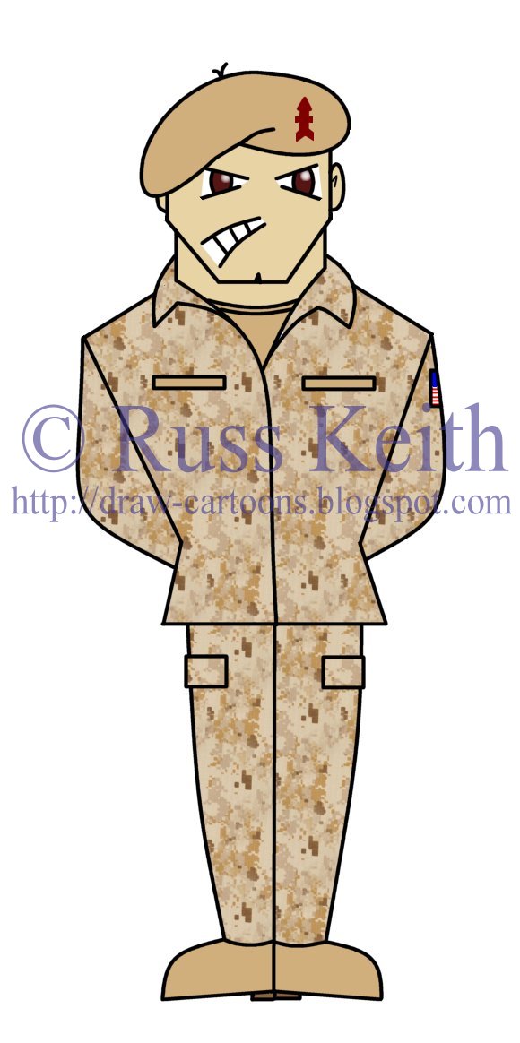 580x1164 How To Draw Cartoons Soldier - Soldier Cartoon Drawing