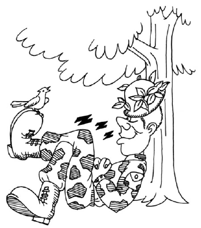 400x453 how to draw a cartoon soldier howstuffworks - Soldier Cartoon Drawing