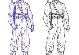 300x210 rhdrawingforkidscom collection of download on ubisaferhubisafeorg - Soldier Drawing