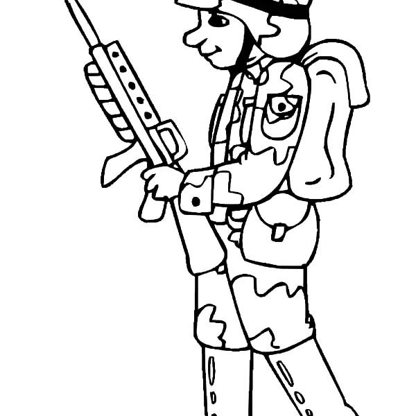 600x600 soldier coloring sheet soldier coloring sheet drawing military - Soldier Drawing Pictures