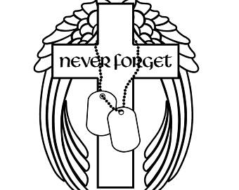 340x270 soldiers cross decal etsy - Soldiers Cross Drawing