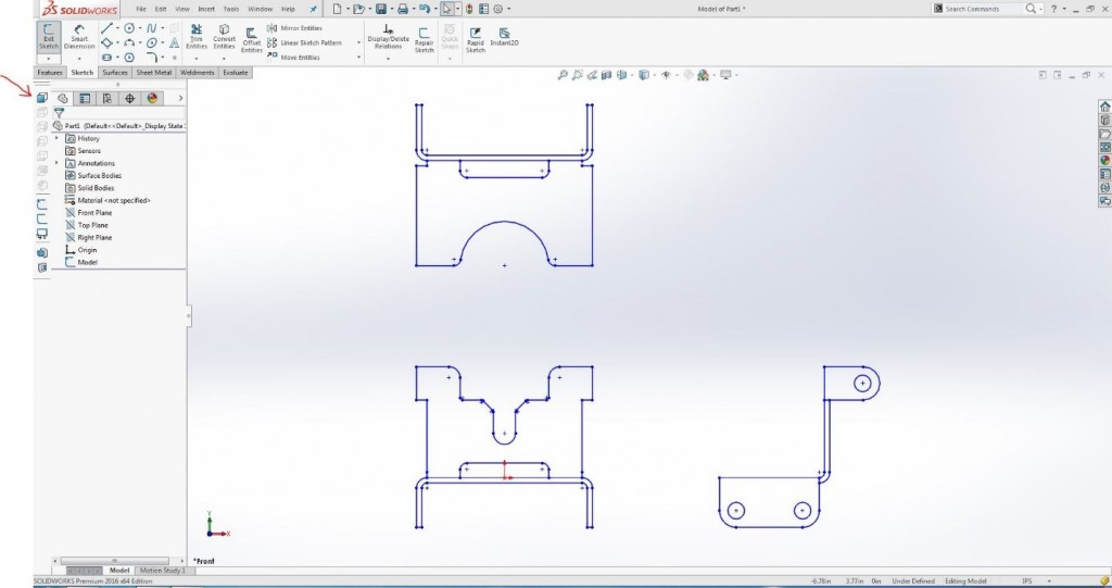 1024x541 slick way to convert dwg data into a solidworks part - Solidworks 3d Drawing