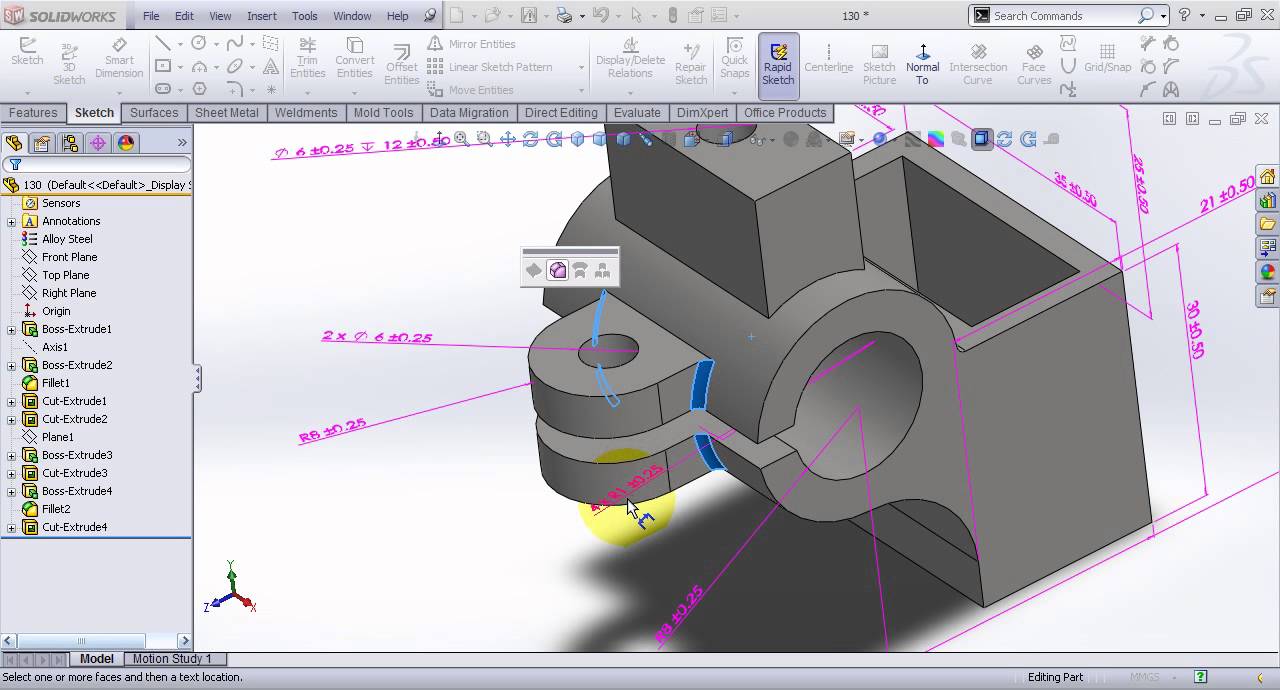 1280x690 video tutorial on dimensioning model in solidworks - Solidworks 3d Drawing