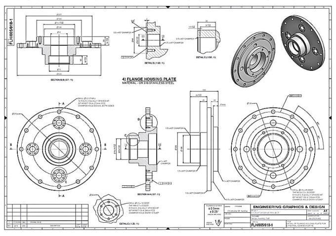 680x479 convert drawings to patent drawings using solidworks - Solidworks 3d Drawing