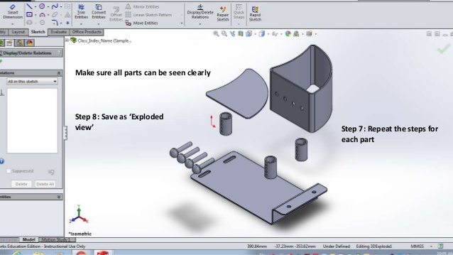 Solidworks Assembly Drawing Exploded View at PaintingValley.com