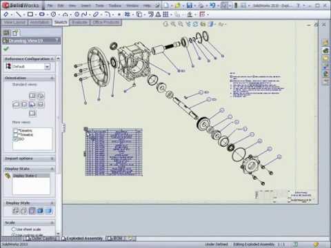 Solidworks Assembly Drawing Exploded View at PaintingValley.com