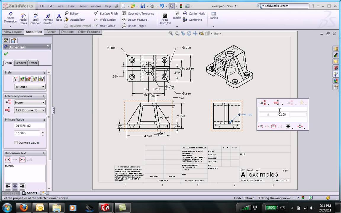 1152x720 Solidworks Drawings Basic - Solidworks Drawing
