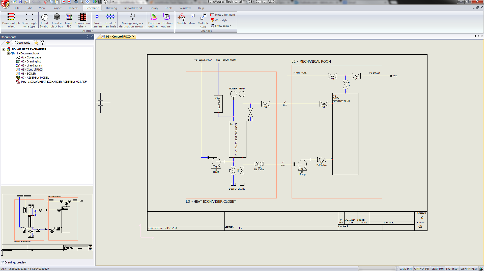 Solidworks электрические схемы