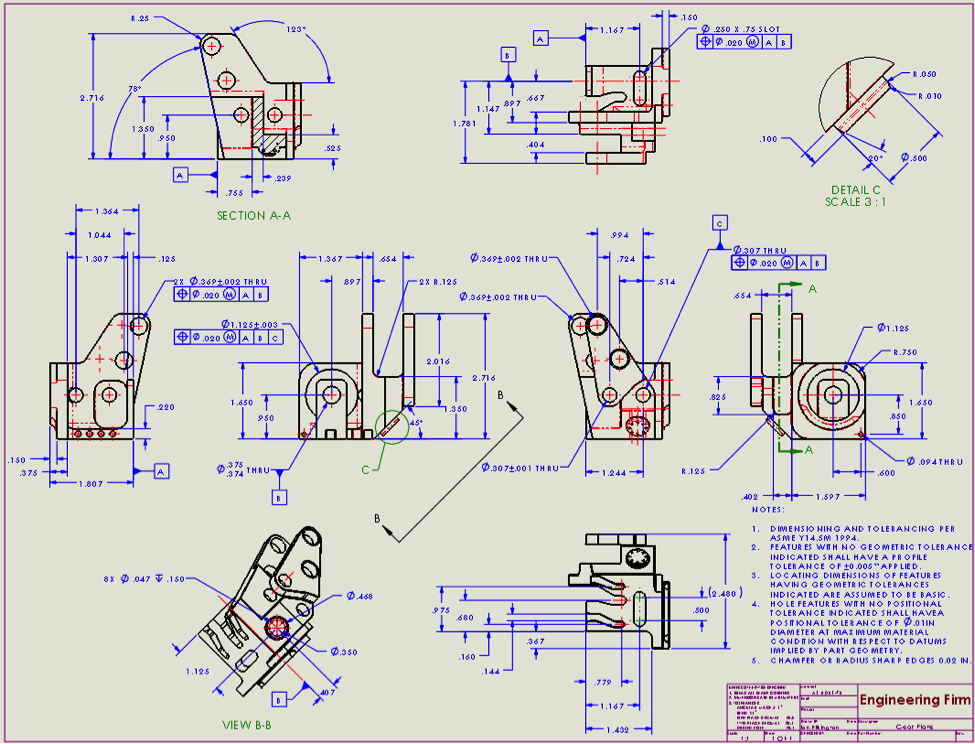 975x744 Solidworks Model Based Definition - Solidworks Engineering Drawing