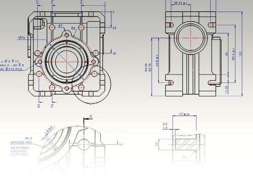 500x363 creating drawings with solidworks in hasmitha avenue, bengaluru - Solidworks Engineering Drawing