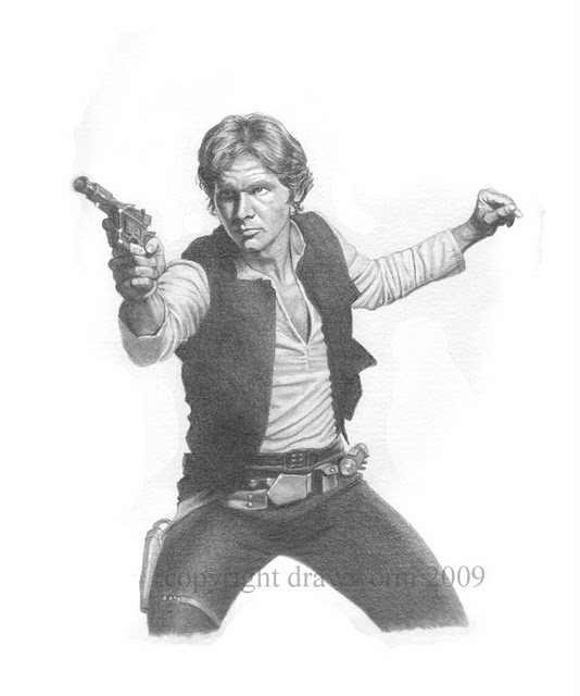 534x640 han solo images han solo blaster drawing wallpaper and background - Solo Drawing