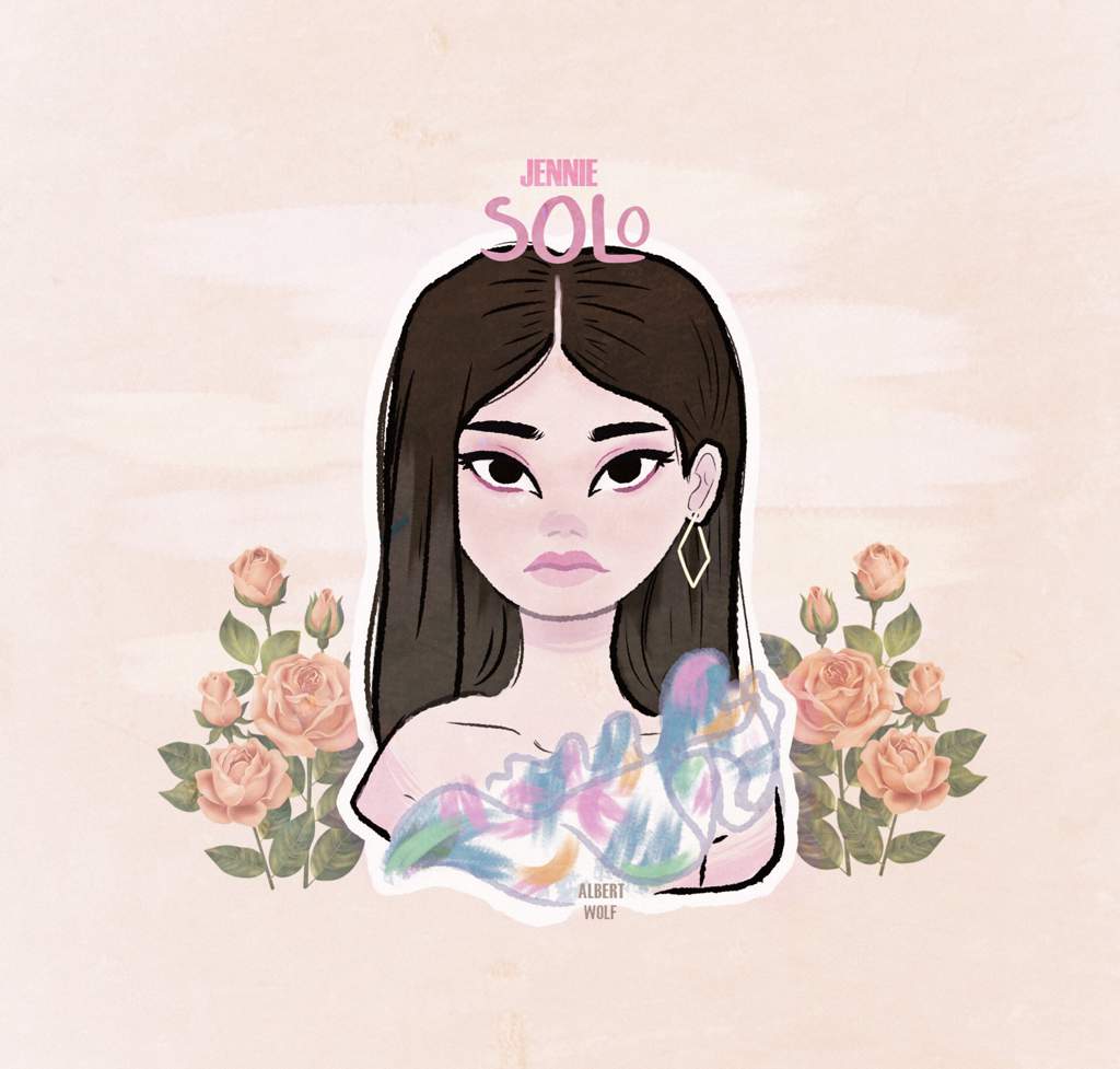 1024x977 jennie solo amino - Solo Drawing