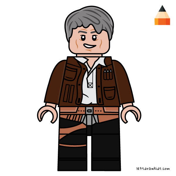600x600 drawing lego star wars star wars coloring pages drawing star - Solo Drawing