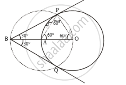 408x275 Solution For Draw A Pair Of Tangents To A Circle Of Radius Cm - Solution Drawing