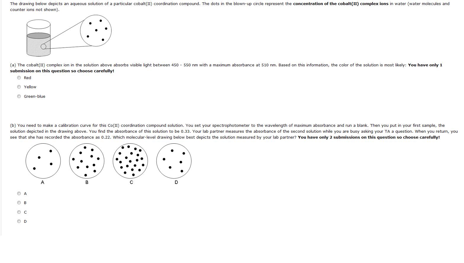 1567x888 Solved The Drawing Below Depicts An Aqueous Solution - Solution Drawing