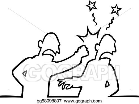 450x337 punch clipart face drawing - Someone Drawing Clipart
