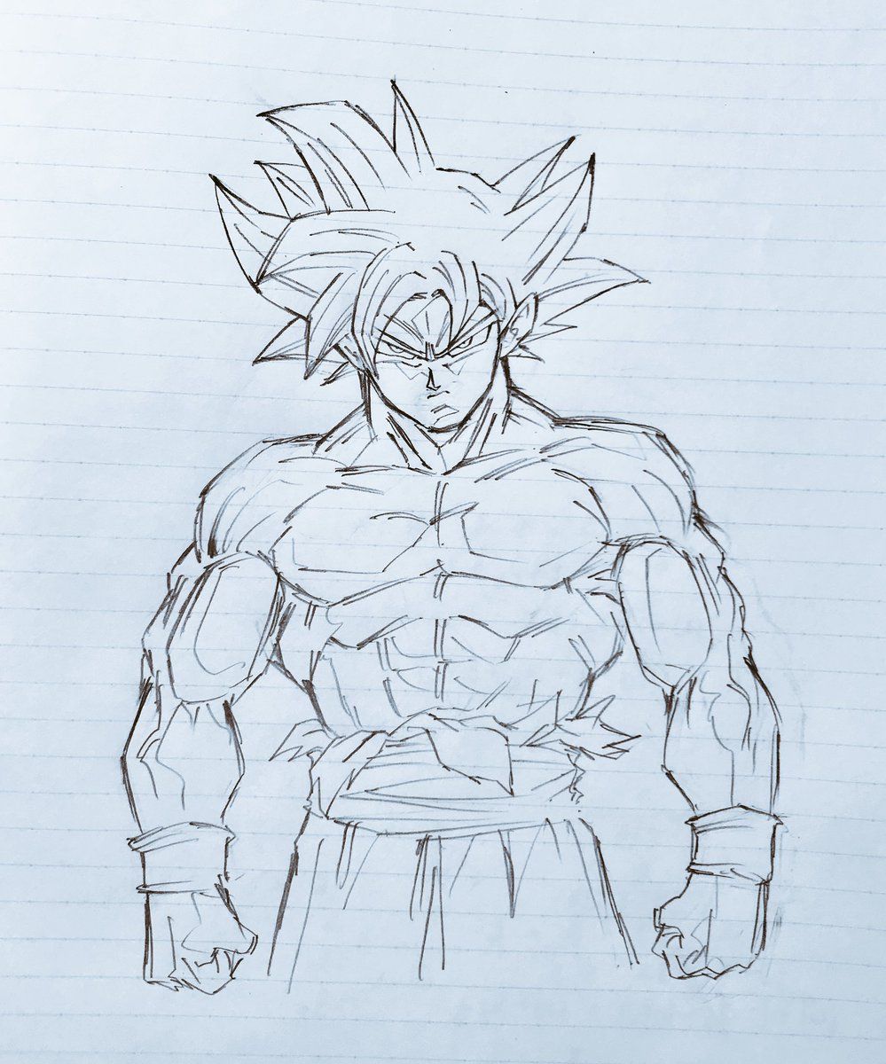 999x1200 Son Goku Super Saiyan Silver Drawing Dragon Ball, Dragon - Son Goku Drawing