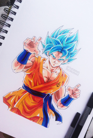 320x476 Songoku Drawings On Paigeeworld Pictures Of Songoku - Son Goku Drawing