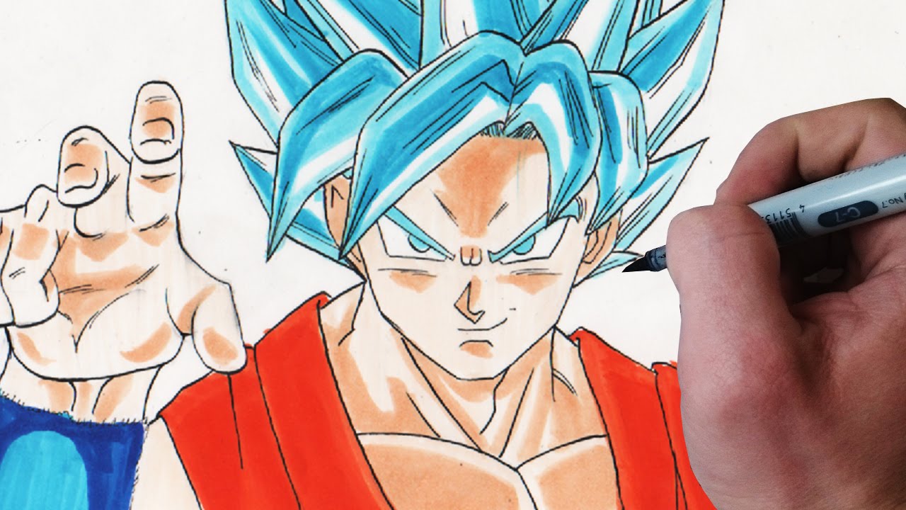 Son Goku Drawing at PaintingValley.com | Explore collection of Son Goku