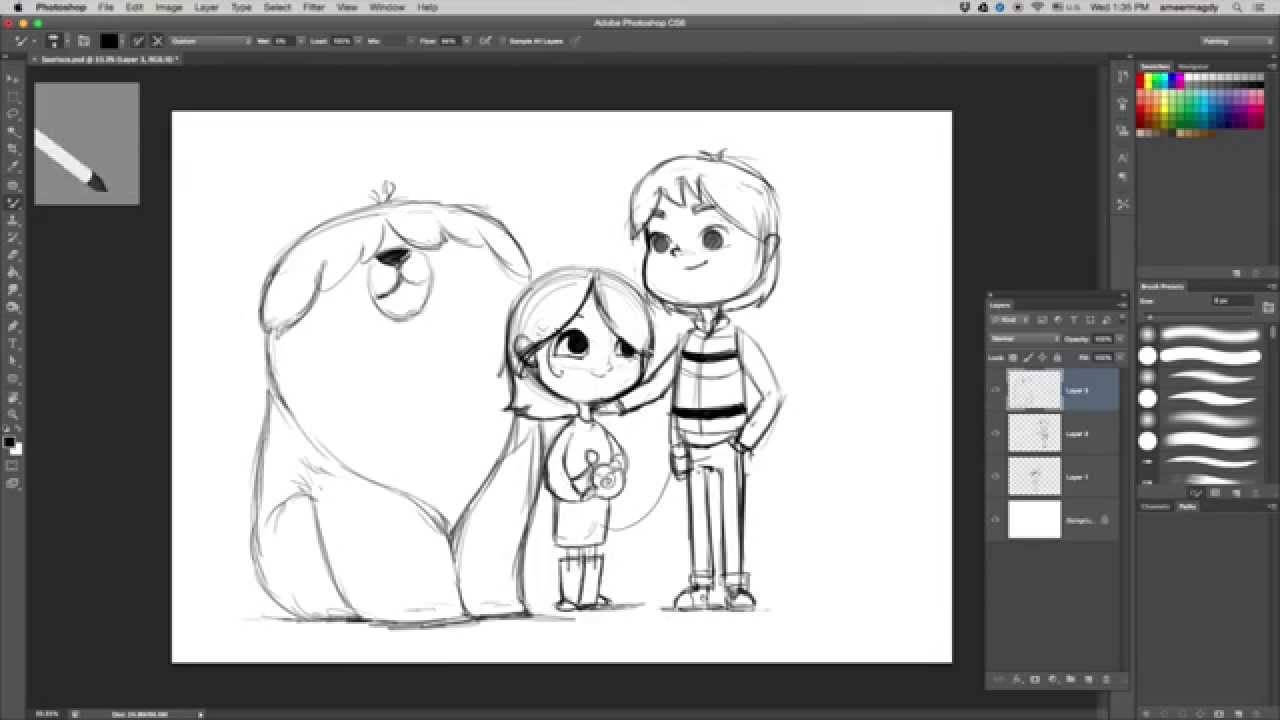 1280x720 the song of the sea sketch - Song Of The Sea Drawing