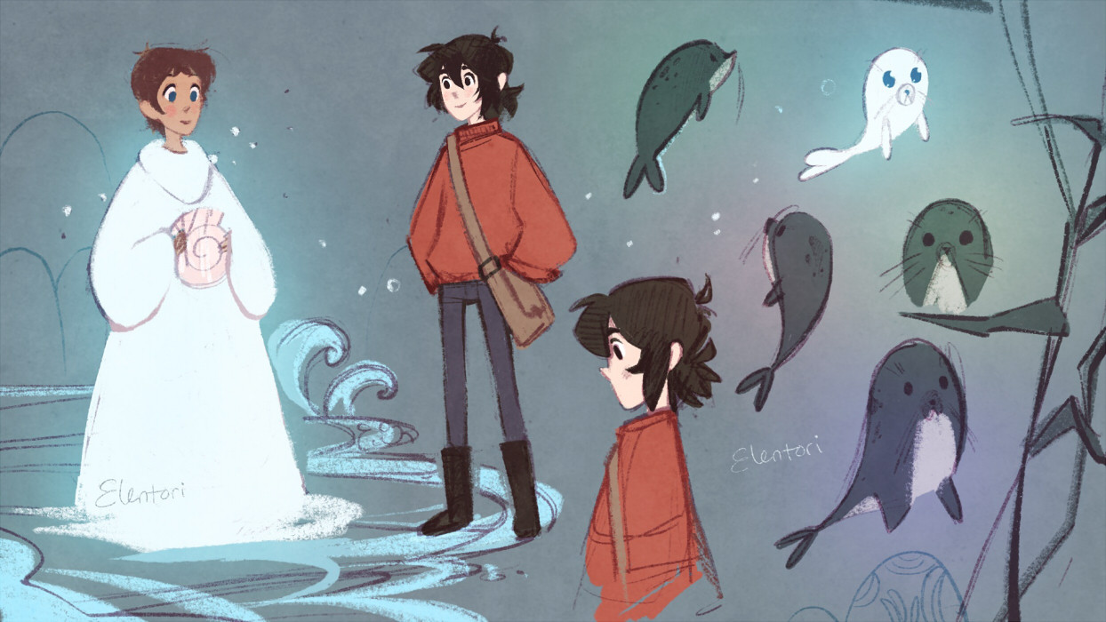 1244x700 i draw stuff finally watched song of the sea yesterday and my - Song Of The Sea Drawing