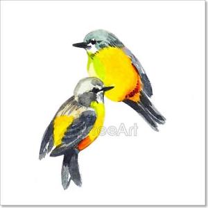 300x300 watercolor drawing of cute bird art print home decor wall art - Songbird Drawing