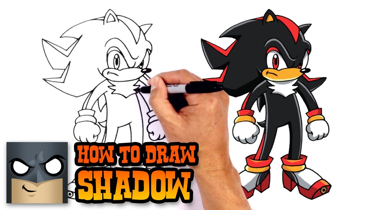 1280x720 How To Draw Shadow Sonic The Hedgehog - Sonic And Shadow Drawings