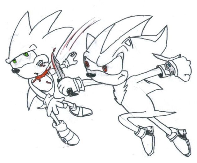635x527 Shadow Drawing Sonic For Free Download - Sonic And Shadow Drawings