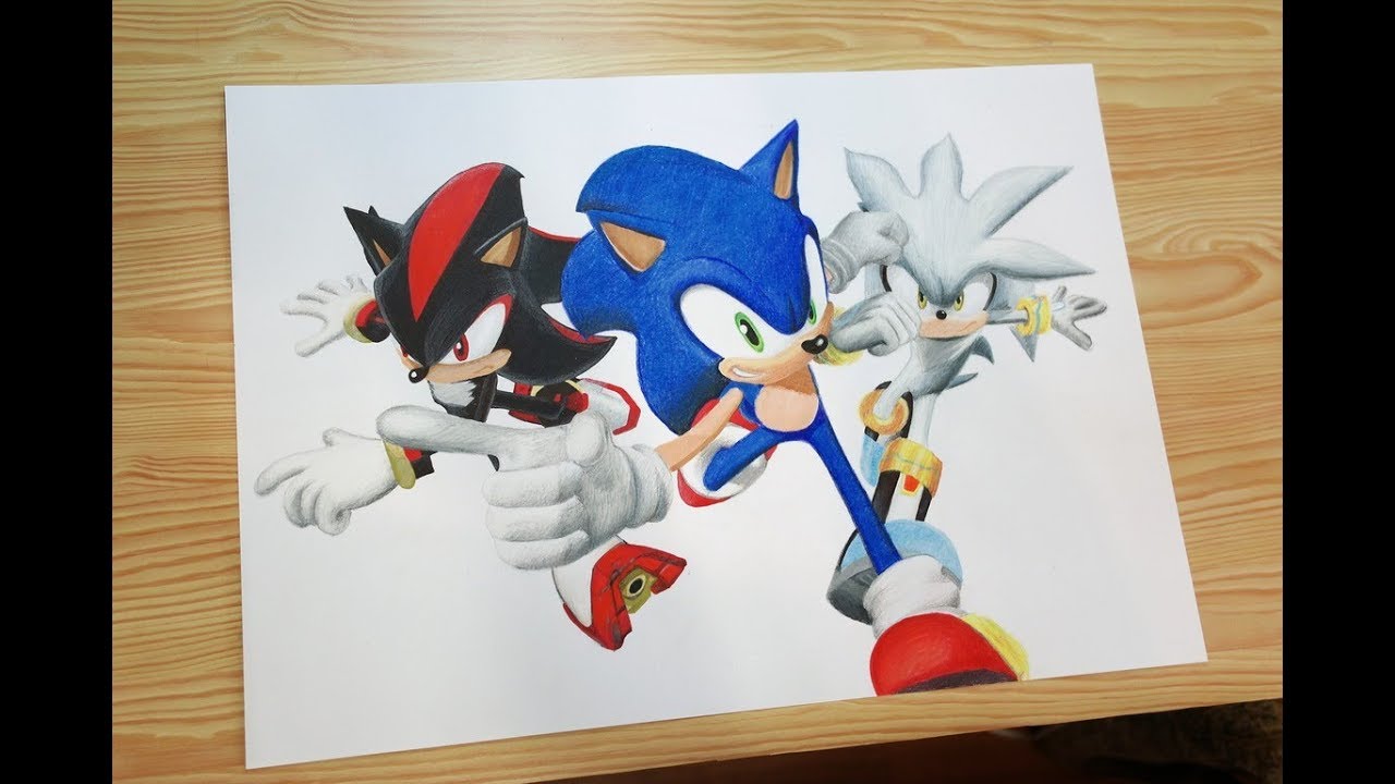 Рисовать shadow sonic