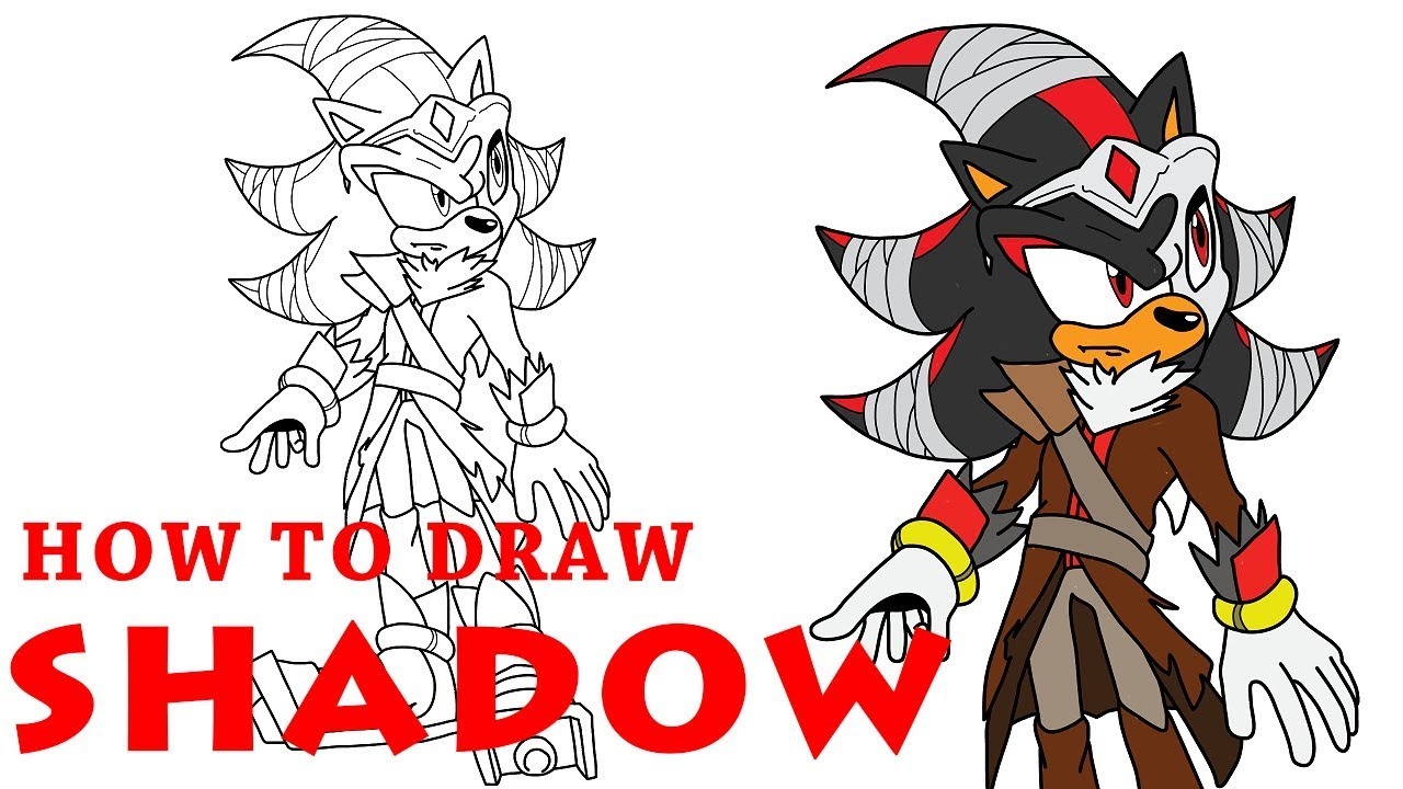 1280x720 sonic boom how to draw shadow draw sonic tutorial step - Sonic Boom Drawing