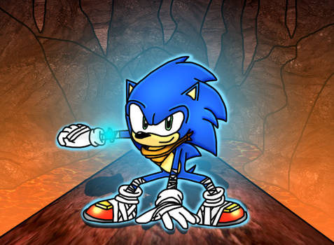 477x350 sonic drawing sonic - Sonic Boom Drawing